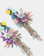 Olivia Dar Oorbellen Parrot Purple