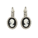 Oorbellen Camps & Camps Rope Cameo Black