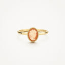 Blush Ring Camee en Kabelmotief 14k Goud 1250YCA