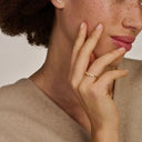 Blush Zirkonia Subtiele Pavé-zetting 14k Goud 1267YZI