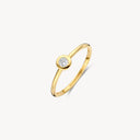 Blush Ring Zirkonia in gladomzetting 14k Goud 1273YZI