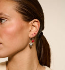Anna + Nina Single Plain Ring Earring S