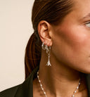 Anna + Nina Single Plain Ring Earring S