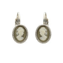 Oorbellen Camps & Camps Rope Cameo Blanc