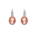 Oorbellen Camps & Camps Rope Cameo Coral