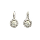 Oorbellen Camps & Camps Rope Rond Silver Dust