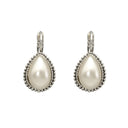 Oorbellen Camps & Camps Dot Druppel Pearl White