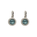 Oorbellen Camps & Camps Rope Rond Denim Blue