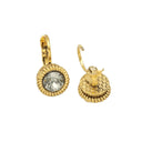 Oorbellen Camps & Camps Rope Rond Black Diamond