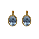 Oorbellen Camps & Camps Rope Ovaal Denim Blue