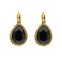 Oorbellen Camps & Camps Dot Druppel Jet Black