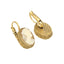 Oorbellen Camps & Camps Rope Ovaal Cameo Blanc