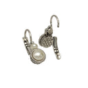 Oorbellen Camps & Camps Dubbel Rond Pearl White