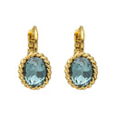 Oorbellen Camps & Camps Twist Ovaal Denim Blue