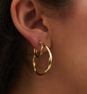 Anna + Nina Oorbellen Dazzling Hoop