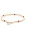 PScallme Armband Dot 5 Small Burgundy