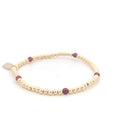 PScallme Armband Dot 5 Small Burgundy