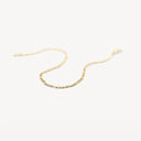 Blush Armband Fijne Figaro Schakel Ontwerp 14k goud 2261YGO