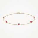 Blush Armband Rhodoliet Bedels 14k goud 2266YRH