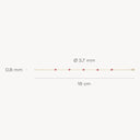 Blush Armband Rhodoliet Bedels 14k goud 2266YRH