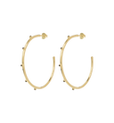 Anna + Nina Big Stage Light Hoop Oorbellen