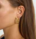 Anna + Nina Masquerade Hoop Oorbellen