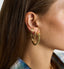 Anna + Nina Big Wild Arc Hoop Oorbellen