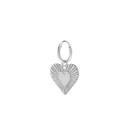 Anna + Nina Single Rhapsody Love Ring Oorbel