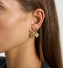 Anna + Nina Single Rhapsody Love Ring Oorbel