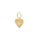 Anna + Nina Single Rhapsody Love Ring Oorbel