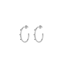 Anna + Nina Medium Stage Light Hoop Oorbellen