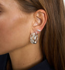 Anna + Nina Single Heavenly Stars Hoop Oorbel