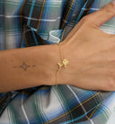 Anna + Nina Honourable Rose Armband goud