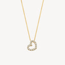 Blush ketting Hartje Zirkonia 14k goud 3072YZI