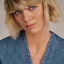 Blush Ketting Druppel Hanger met Zirkonia 14k goud 3195YZI