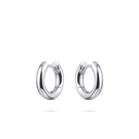 Gisser Jewels Bold Tube Medium Hoop Oorbellen