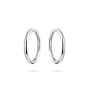 Gisser Jewels Bold Tube Statement Hoop Oorbellen