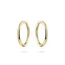 Gisser Jewels Bold Tube Statement Hoop Oorbellen