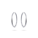 Gisser Jewels Bold Tube Oversized Hoop Oorbellen