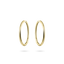 Gisser Jewels Bold Tube Oversized Hoop Oorbellen