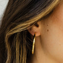 Gisser Jewels Bold Tube Oversized Hoop Oorbellen