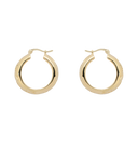 Anna Nina Oorbellen Flower Garland Stamped Hoop