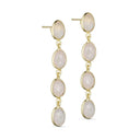 Pure by Nat Oorbellen Silvia Rose Quartz