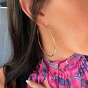 Pure by Nat Oorbellen Ellie Large Brushed Hoops