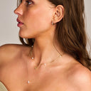 Blush Oorbellen Pavé Zirkonia 13,7 mm 14k goud 7341YZI