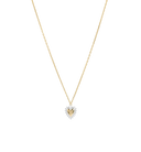 Anna + Nina Gouden Bravery Heart Ketting