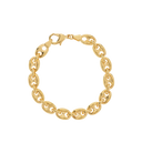 Anna + Nina Gouden Chunky Coffee Bean Armband