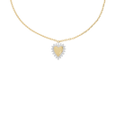 Anna + Nina Gouden Fine Bravery Heart Armband