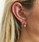 Anna + Nina Gouden Single Key of Secrets Stud