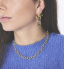 Anna + Nina Linked Chunky Stars Ketting
